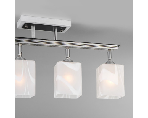 Оформить заказ Люстра на штанге Eurosvet 3525/4 алюминий| VIVID-LIGHT.RU