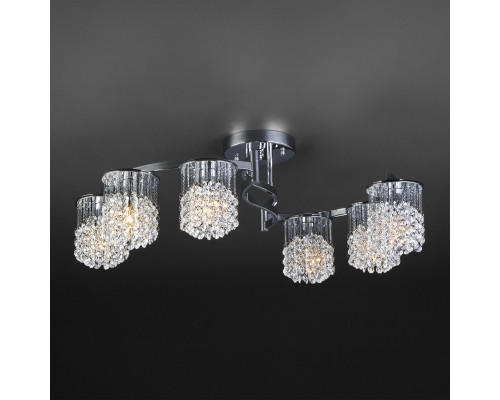 Сделать заказ Люстра на штанге Eurosvet 3222/6 хром Strotskis| VIVID-LIGHT.RU