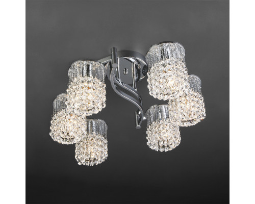 Сделать заказ Люстра на штанге Eurosvet 3222/6 хром Strotskis| VIVID-LIGHT.RU