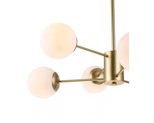 Купить Люстра на штанге Natali Kovaltseva ALTO 75141/6C GOLD| VIVID-LIGHT.RU