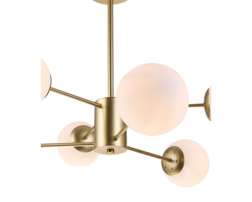 Купить Люстра на штанге Natali Kovaltseva ALTO 75141/6C GOLD| VIVID-LIGHT.RU