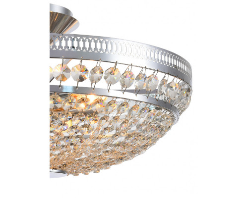 Купить Люстра на штанге Natali Kovaltseva BAROCCO 81405/6C CHROME| VIVID-LIGHT.RU