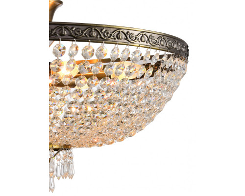 Купить Люстра на штанге Natali Kovaltseva ROCOCO 81407/8C ANTIQUE| VIVID-LIGHT.RU