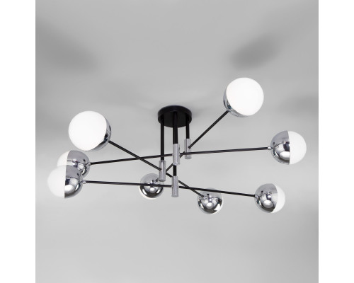 Оформить заказ Люстра на штанге Eurosvet 70129/8 хром| VIVID-LIGHT.RU