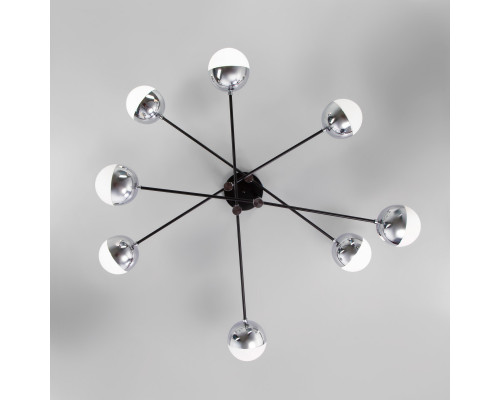 Оформить заказ Люстра на штанге Eurosvet 70129/8 хром| VIVID-LIGHT.RU