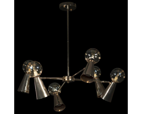 Купить Люстра на штанге LOFT IT 10046/6 Gold| VIVID-LIGHT.RU