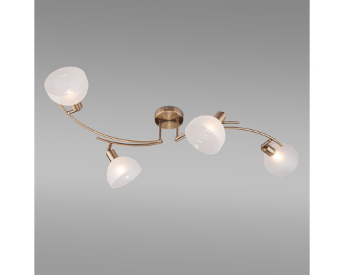 Сделать заказ Люстра на штанге Eurosvet 30141/4 античная бронза| VIVID-LIGHT.RU