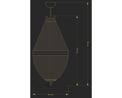 Оформить заказ Люстра на штанге Kutek ARE-PL-8(N)300| VIVID-LIGHT.RU