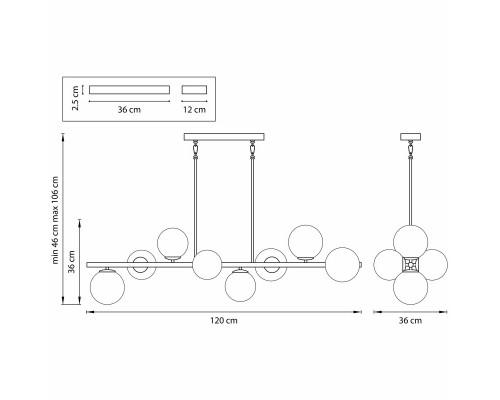 Сделать заказ Люстра на штанге Lightstar 815083| VIVID-LIGHT.RU