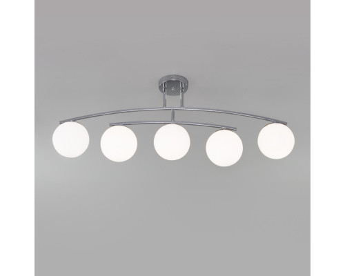 Купить Люстра на штанге Eurosvet 30170/5 хром| VIVID-LIGHT.RU