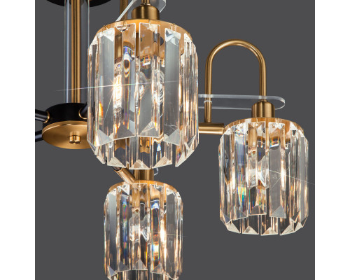 Оформить заказ Люстра на штанге Eurosvet 70090/5 черный| VIVID-LIGHT.RU