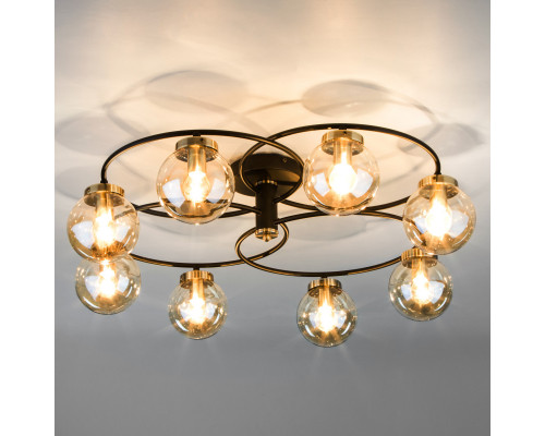 Заказать Люстра на штанге Eurosvet 70104/8 черный| VIVID-LIGHT.RU