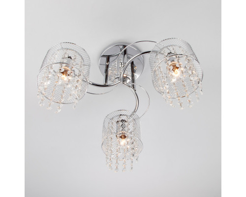 Заказать Люстра на штанге Eurosvet 30137/3 хром| VIVID-LIGHT.RU