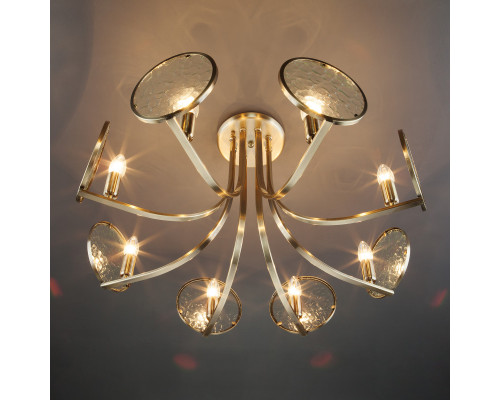 Оформить заказ Люстра на штанге Eurosvet 60073/8 античная бронза| VIVID-LIGHT.RU