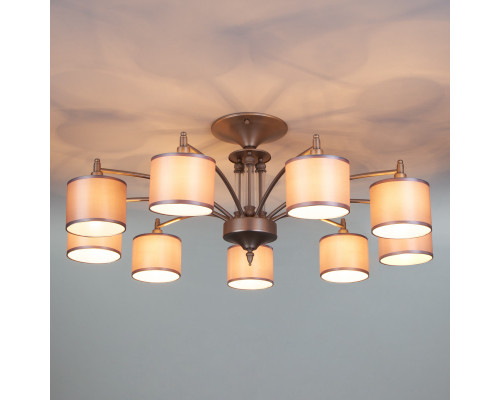 Заказать Люстра на штанге Eurosvet 60080/9 сатин-никель| VIVID-LIGHT.RU