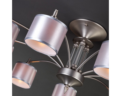 Заказать Люстра на штанге Eurosvet 60080/9 сатин-никель| VIVID-LIGHT.RU