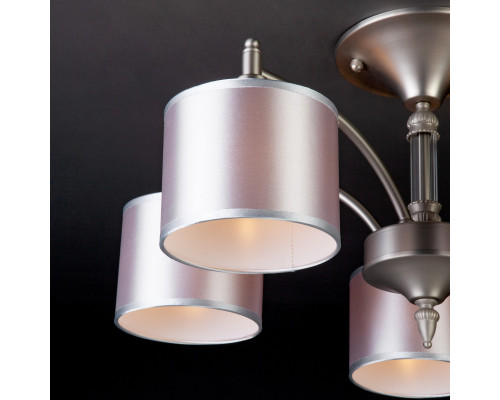 Купить Люстра на штанге Eurosvet 60080/5 сатин-никель| VIVID-LIGHT.RU