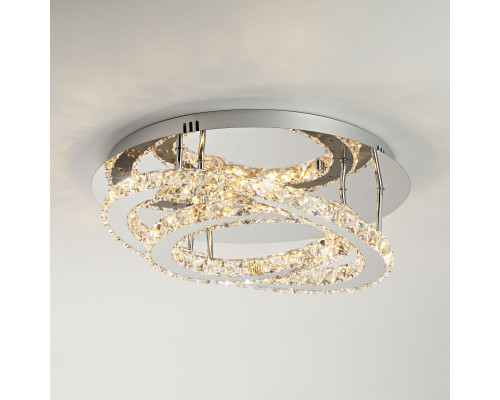 Сделать заказ Люстра на штанге Eurosvet 90066/2 хром| VIVID-LIGHT.RU