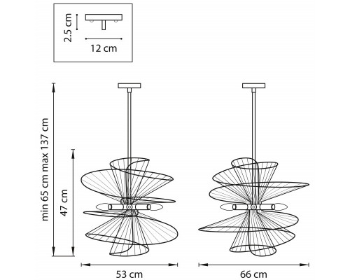 Заказать Люстра на штанге Lightstar 728163| VIVID-LIGHT.RU