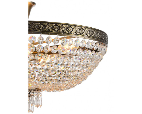 Сделать заказ Люстра на штанге Natali Kovaltseva BAROCCO 81404/8C ANTIQUE| VIVID-LIGHT.RU