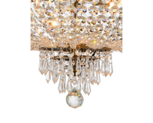 Сделать заказ Люстра на штанге Natali Kovaltseva BAROCCO 81404/8C ANTIQUE| VIVID-LIGHT.RU