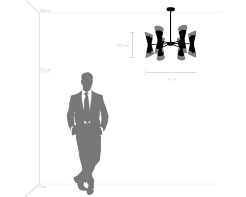 Оформить заказ Люстра на штанге Lightstar 817122| VIVID-LIGHT.RU