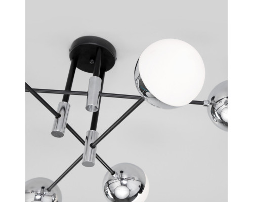 Оформить заказ Люстра на штанге Eurosvet 70129/6 хром| VIVID-LIGHT.RU