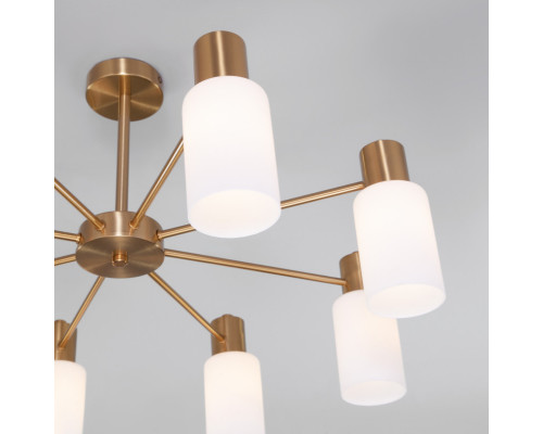 Оформить заказ Люстра на штанге Eurosvet 70160/8 латунь| VIVID-LIGHT.RU