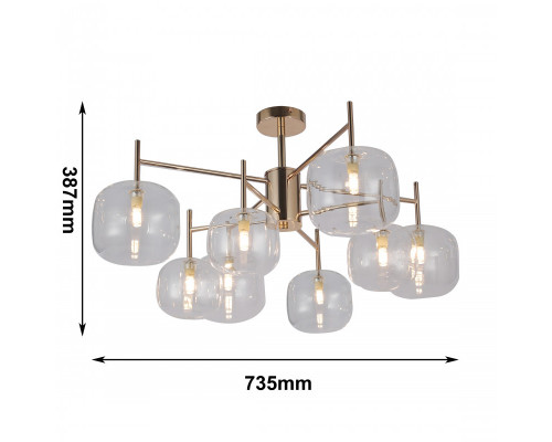 Купить Люстра на штанге F-Promo 2976-8P| VIVID-LIGHT.RU