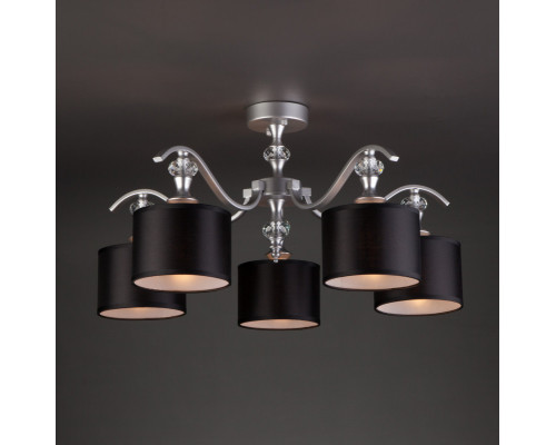 Сделать заказ Люстра на штанге Eurosvet 60070/5 серебро| VIVID-LIGHT.RU