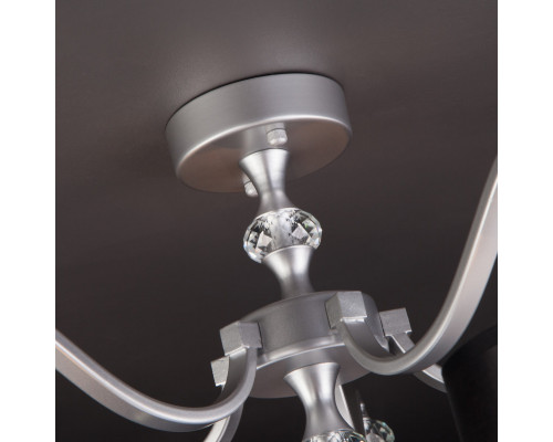 Сделать заказ Люстра на штанге Eurosvet 60070/5 серебро| VIVID-LIGHT.RU