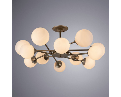 Оформить заказ Люстра на штанге ARTE Lamp A2703PL-12SG| VIVID-LIGHT.RU