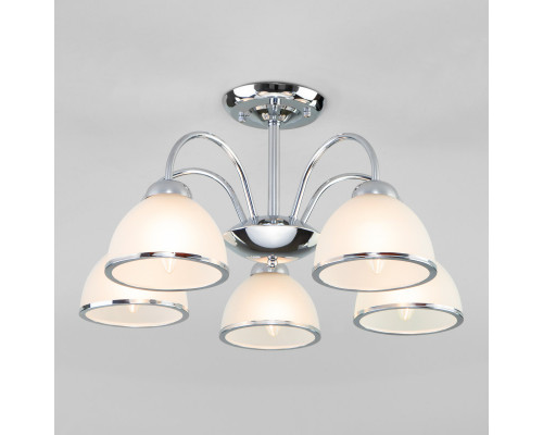 Заказать Люстра на штанге Eurosvet 30174/5 хром| VIVID-LIGHT.RU