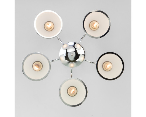 Заказать Люстра на штанге Eurosvet 30174/5 хром| VIVID-LIGHT.RU