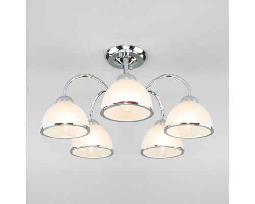 Заказать Люстра на штанге Eurosvet 30174/5 хром| VIVID-LIGHT.RU