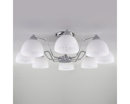 Купить Люстра на штанге Eurosvet 30172/8 хром| VIVID-LIGHT.RU