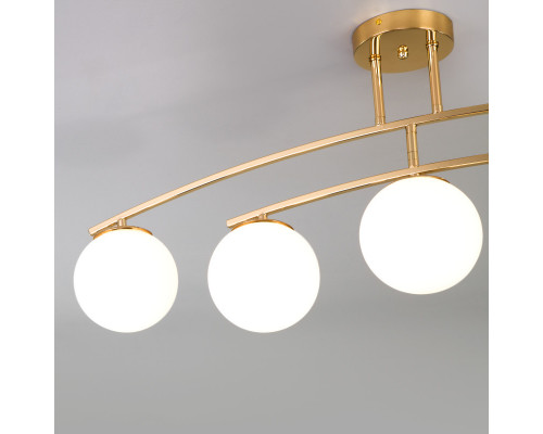 Купить Люстра на штанге Eurosvet 30170/5 золото| VIVID-LIGHT.RU