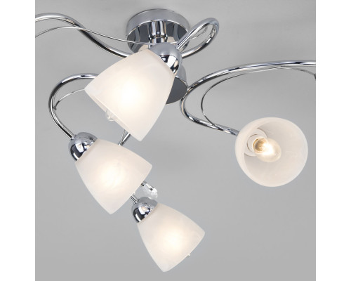 Купить Люстра на штанге Eurosvet 30169/6 хром| VIVID-LIGHT.RU