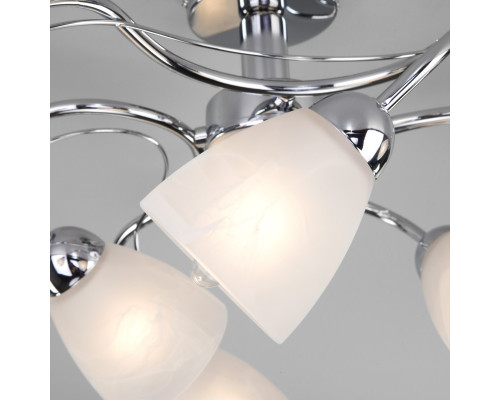 Купить Люстра на штанге Eurosvet 30169/6 хром| VIVID-LIGHT.RU