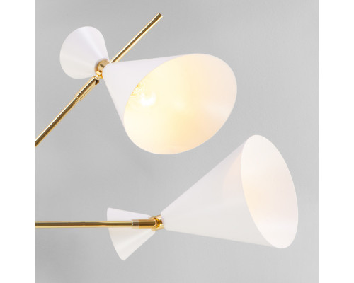 Купить Люстра на штанге Eurosvet 70114/5 белый| VIVID-LIGHT.RU