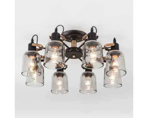 Заказать Люстра на штанге Eurosvet 70111/8 черный| VIVID-LIGHT.RU