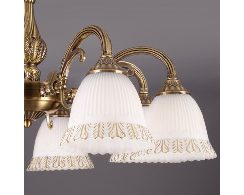 Заказать Люстра на штанге Eurosvet 60107/8 античная бронза| VIVID-LIGHT.RU