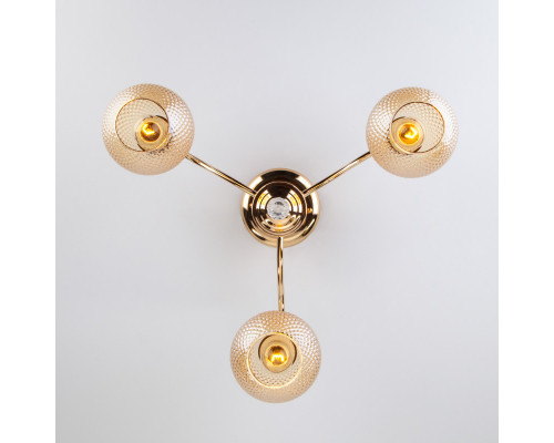 Купить Люстра на штанге Eurosvet 30139/3 золото| VIVID-LIGHT.RU