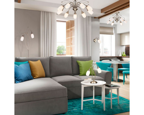 Оформить заказ Люстра на штанге Eurosvet 30280/8 античная бронза| VIVID-LIGHT.RU