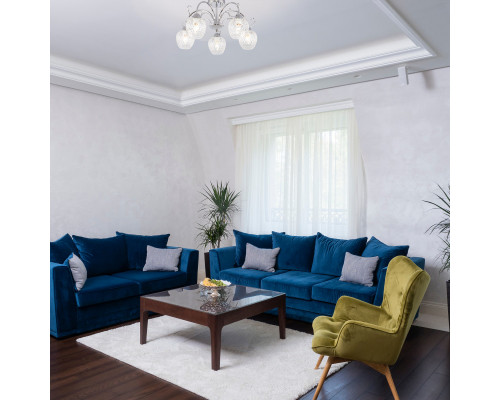 Купить Люстра на штанге Eurosvet 30142/5 хром| VIVID-LIGHT.RU