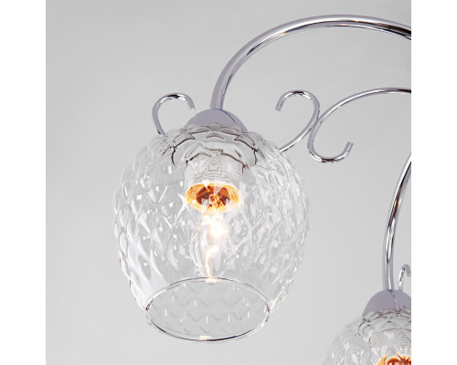 Купить Люстра на штанге Eurosvet 30142/5 хром| VIVID-LIGHT.RU