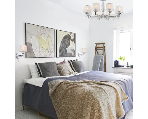 Оформить заказ Люстра на штанге Eurosvet 60081/8 хром| VIVID-LIGHT.RU