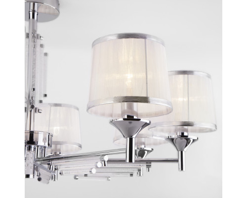 Оформить заказ Люстра на штанге Eurosvet 60081/8 хром| VIVID-LIGHT.RU