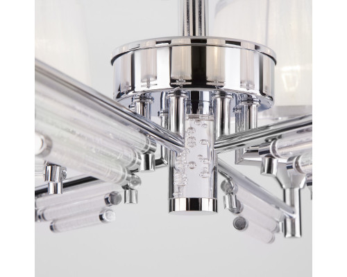 Оформить заказ Люстра на штанге Eurosvet 60081/8 хром| VIVID-LIGHT.RU