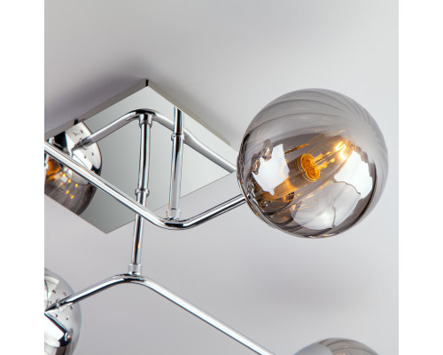 Купить Люстра на штанге Eurosvet 30140/6 хром| VIVID-LIGHT.RU